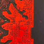 The proces of making a linocut print